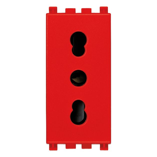 Vimar Arké SICURY P17/11 Socket Outlet, 2P+E, 16A 250V, IP20, Flush Mount — Quality Boat Parts