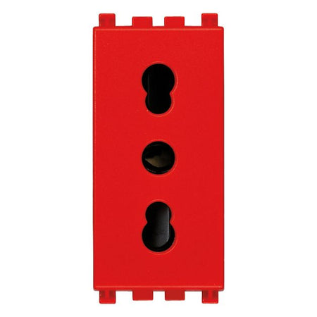 Vimar Arké SICURY P17/11 Socket Outlet, 2P+E, 16A 250V, IP20, Flush Mount — Quality Boat Parts