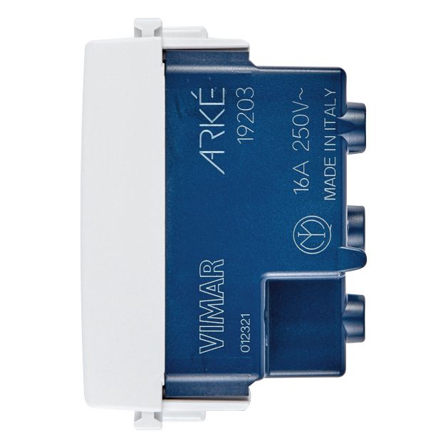 Vimar Arké SICURY P17/11 Socket Outlet, 2P+E, 16A 250V, IP20, Flush Mount — Quality Boat Parts
