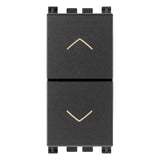 Vimar Arké Two-Button 2-Way Switch, 2P, 10AX 250V, 6 Terminals, Directional Arrows, Central OFF Position — Quality Boat Parts