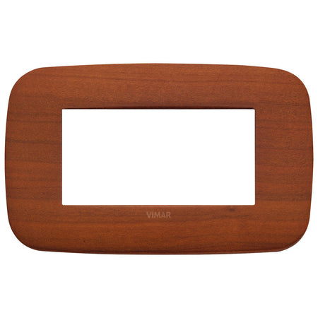 Vimar Arké Round Cover Plate, 4-Module, Solid Wood — Quality Boat Parts