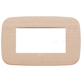 Vimar Arké Round Cover Plate, 4-Module, Solid Wood — Quality Boat Parts