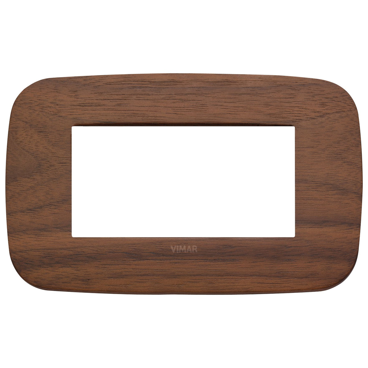 Vimar Arké Round Cover Plate, 4-Module, Solid Wood — Quality Boat Parts