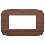 Vimar Arké Round Cover Plate, 4-Module, Solid Wood — Quality Boat Parts
