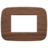 Vimar Arké Round Cover Plate, 3-Module, Solid Wood — Quality Boat Parts