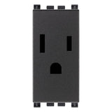 Vimar Arké SICURY Socket Outlet, 2P+E, 15A, 127V, American and Saudi Arabian Standards — Quality Boat Parts