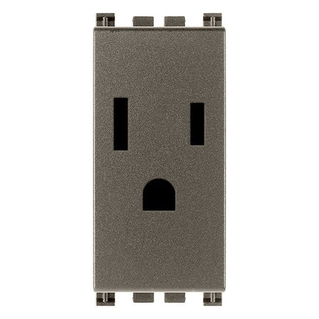Vimar Arké SICURY Socket Outlet, 2P+E, 15A, 127V, American and Saudi Arabian Standards — Quality Boat Parts