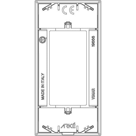 Vimar Arké Classic Cover Plate, 1 Module, Technopolymer, for Panel Mounting — Quality Boat Parts
