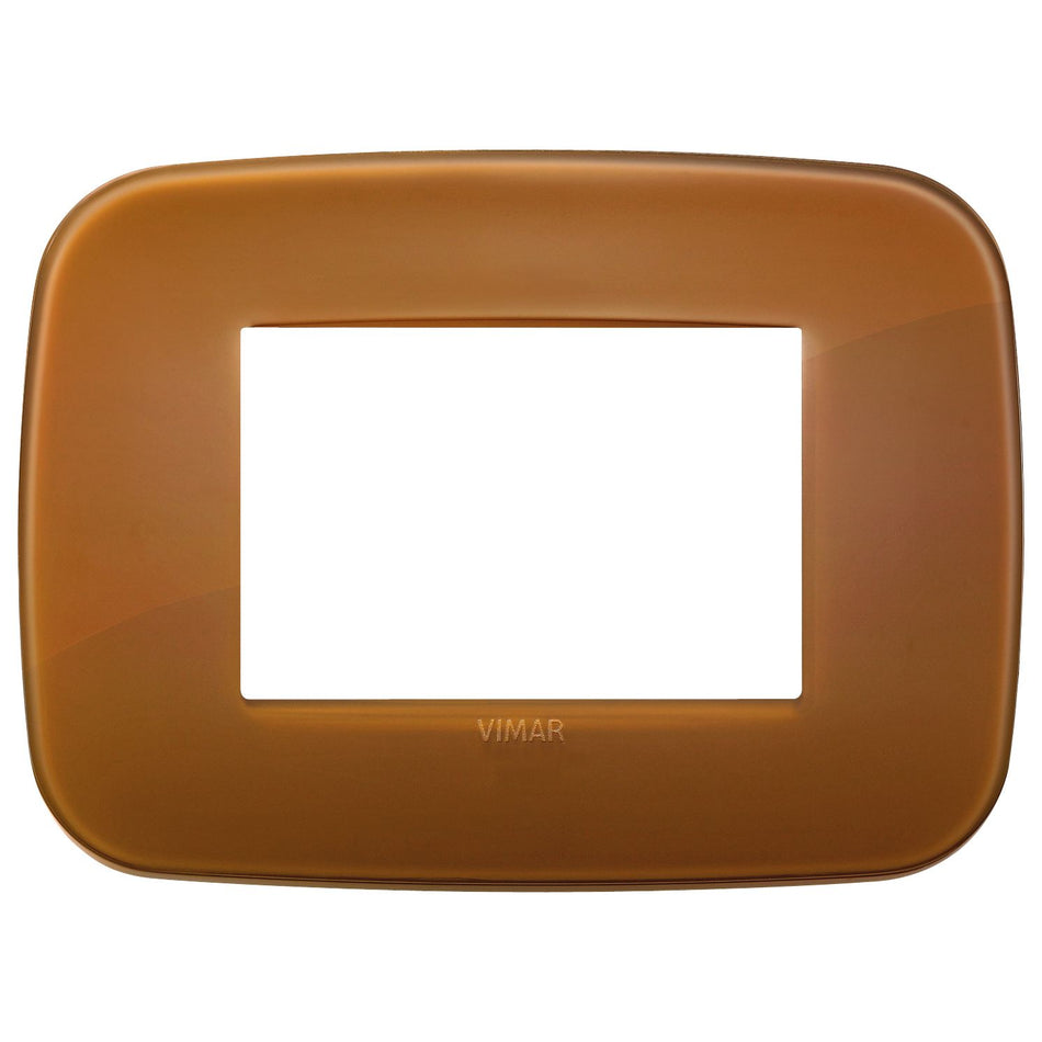 Vimar Arké 19683 Round 3-Module Cover Plate, Technopolymer — Quality Boat Parts