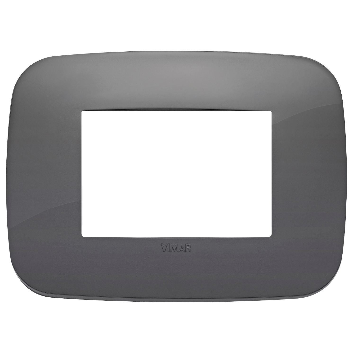 Vimar Arké 19683 Round 3-Module Cover Plate, Technopolymer — Quality Boat Parts