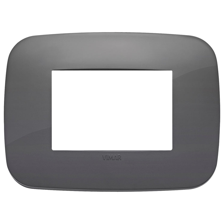Vimar Arké 19683 Round 3-Module Cover Plate, Technopolymer — Quality Boat Parts
