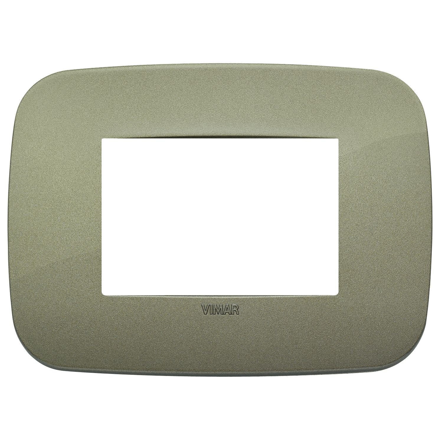 Vimar Arké 19683 Round 3-Module Cover Plate, Technopolymer — Quality Boat Parts