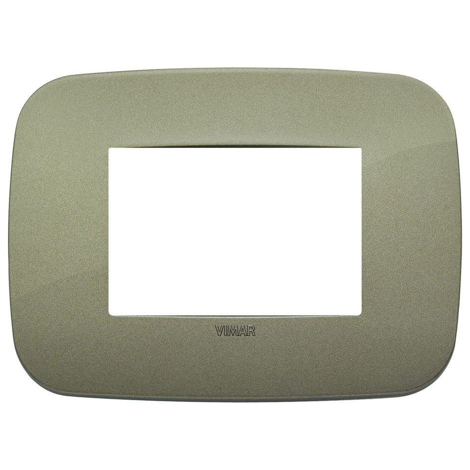 Vimar Arké 19683 Round 3-Module Cover Plate, Technopolymer — Quality Boat Parts