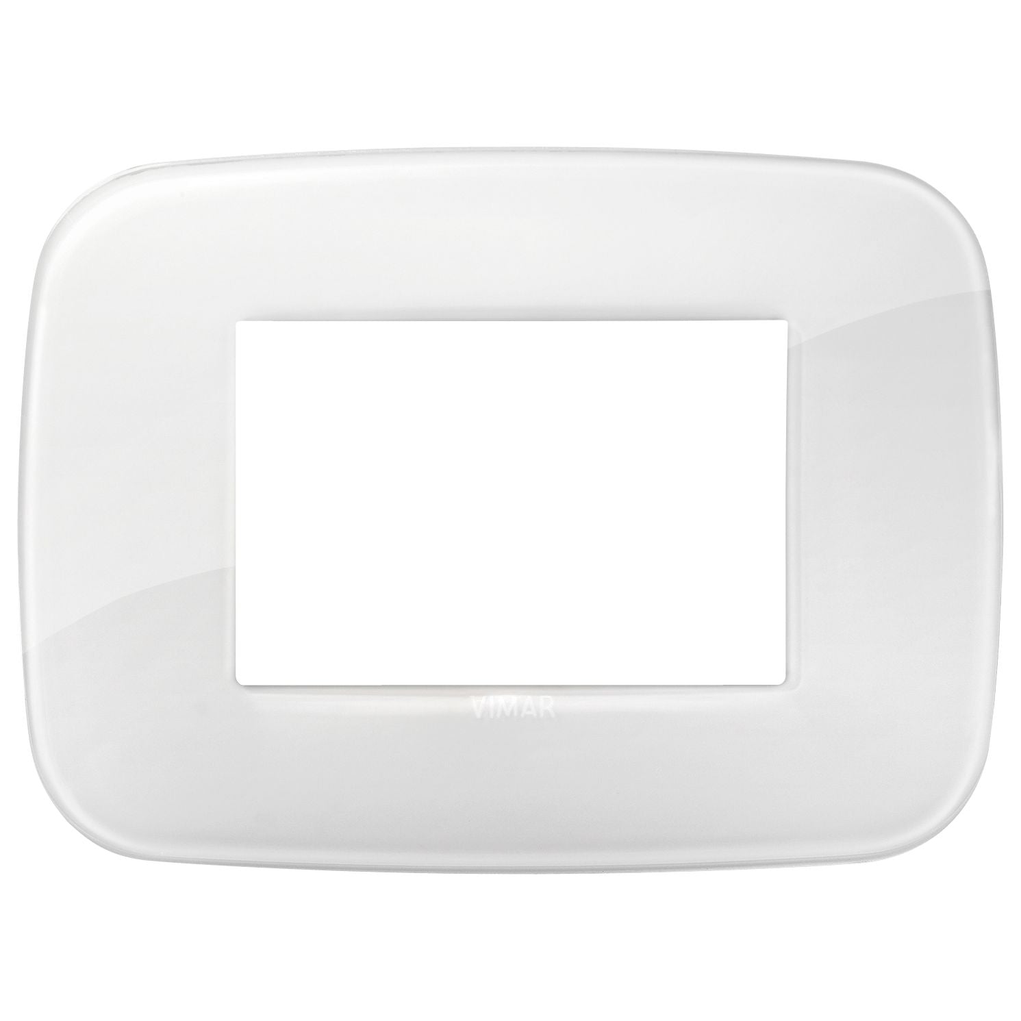 Vimar Arké 19683 Round 3-Module Cover Plate, Technopolymer — Quality Boat Parts