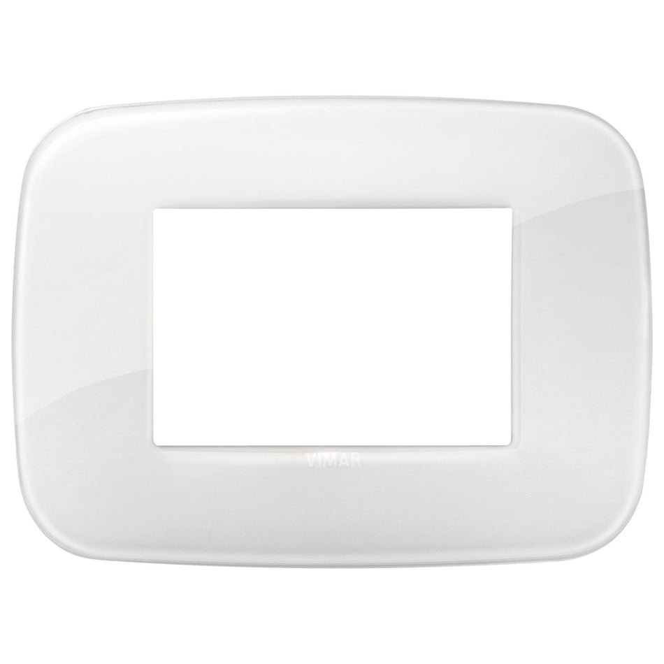 Vimar Arké 19683 Round 3-Module Cover Plate, Technopolymer — Quality Boat Parts