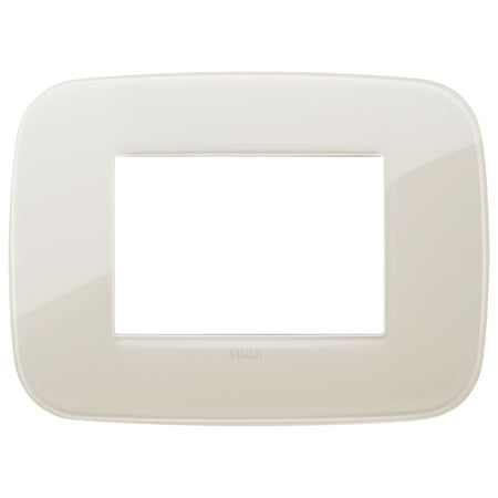Vimar Arké 19683 Round 3-Module Cover Plate, Technopolymer — Quality Boat Parts