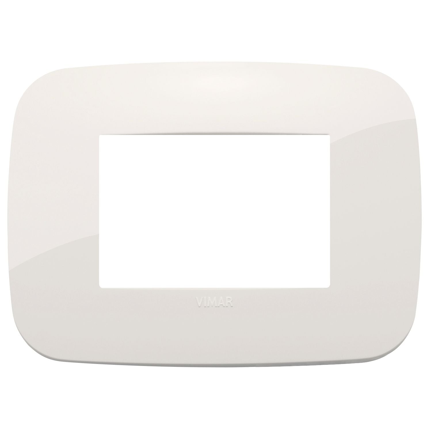 Vimar Arké 19683 Round 3-Module Cover Plate, Technopolymer — Quality Boat Parts