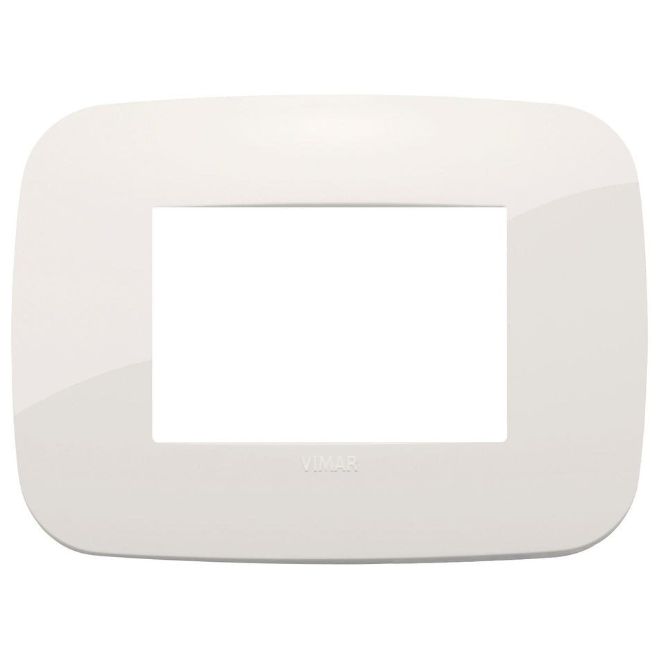 Vimar Arké 19683 Round 3-Module Cover Plate, Technopolymer — Quality Boat Parts