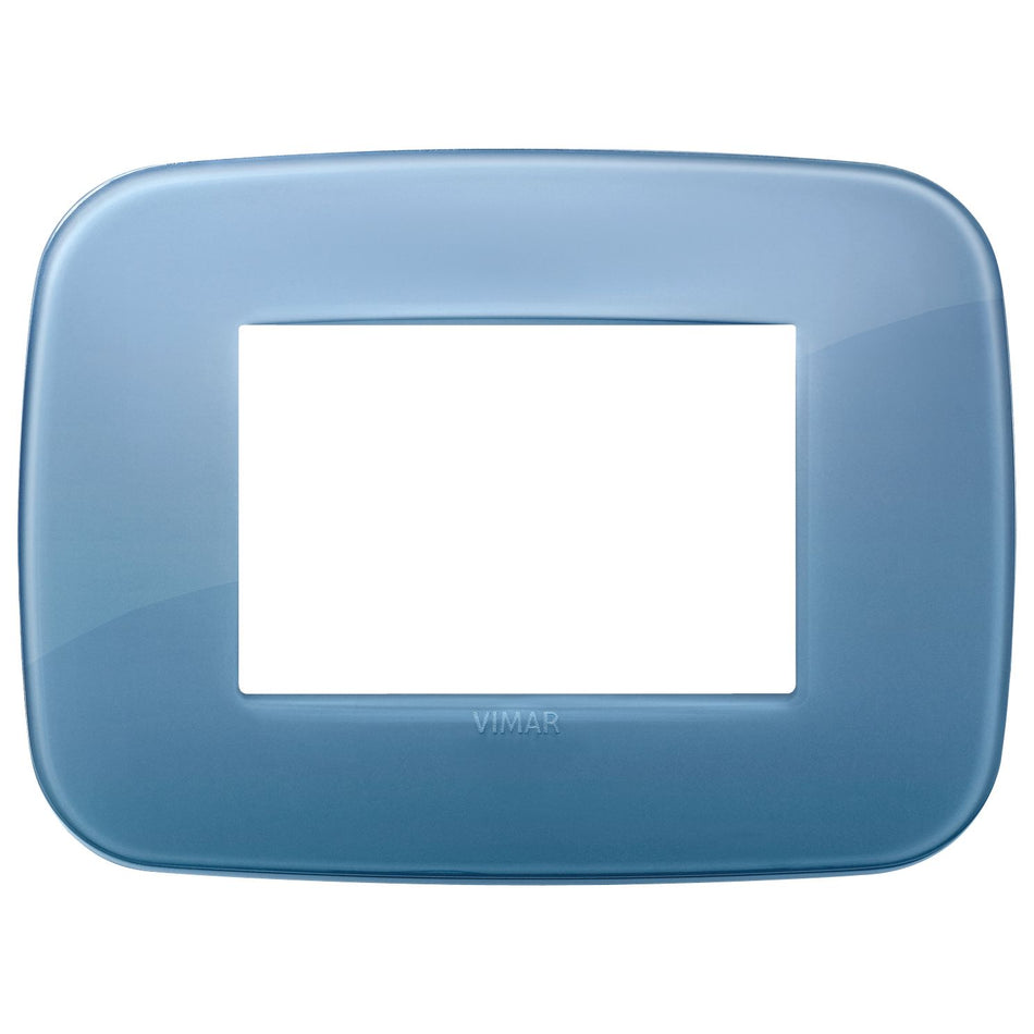 Vimar Arké 19683 Round 3-Module Cover Plate, Technopolymer — Quality Boat Parts