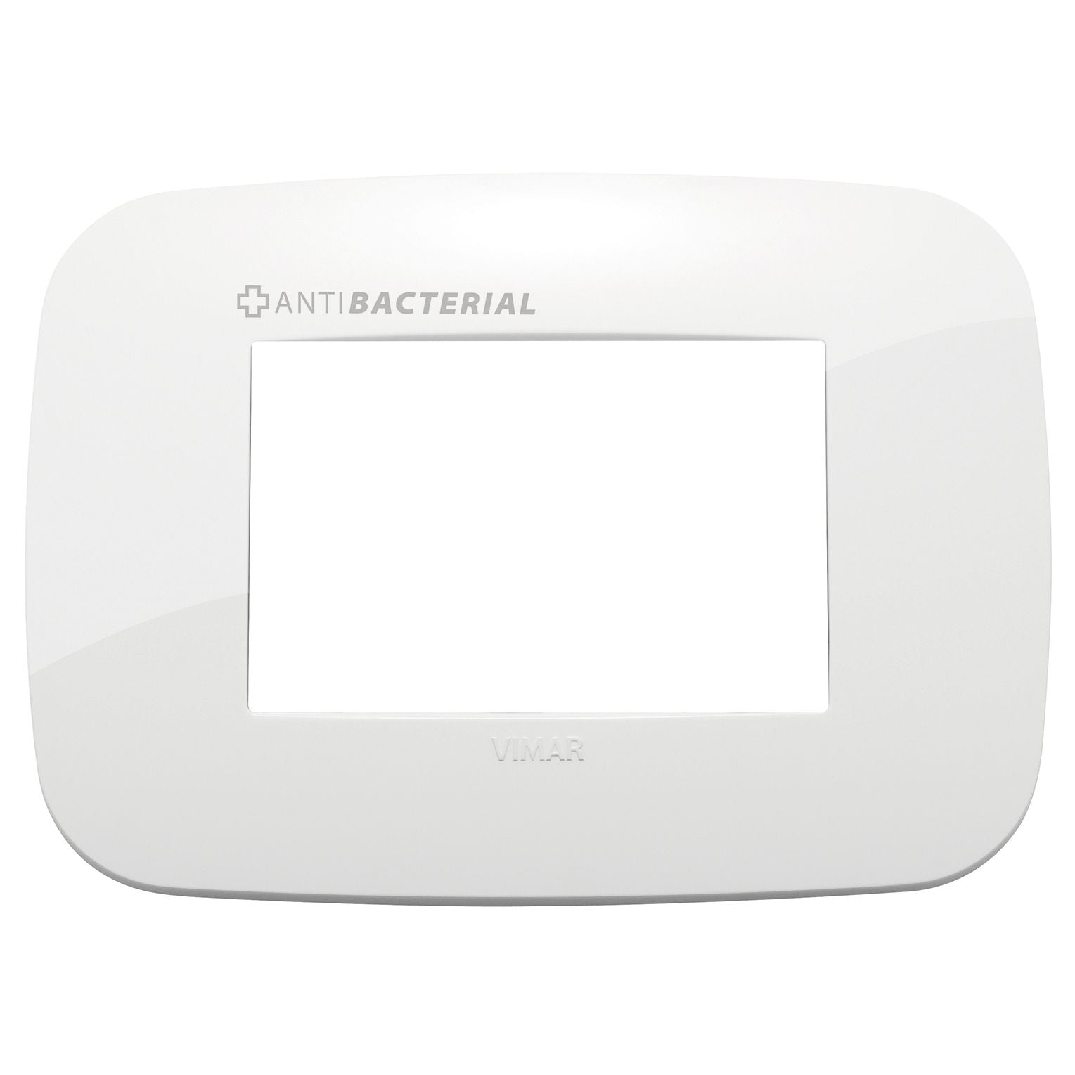 Vimar Arké 19683 Round 3-Module Cover Plate, Technopolymer — Quality Boat Parts