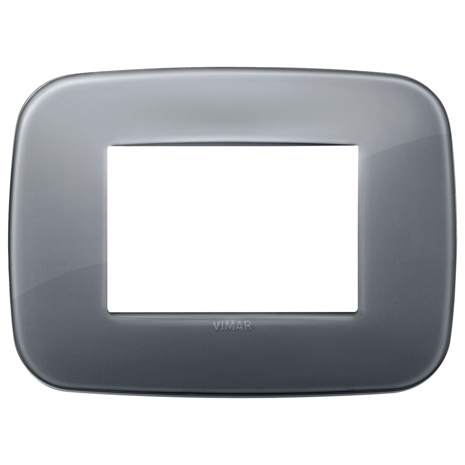 Vimar Arké 19683 Round 3-Module Cover Plate, Technopolymer — Quality Boat Parts