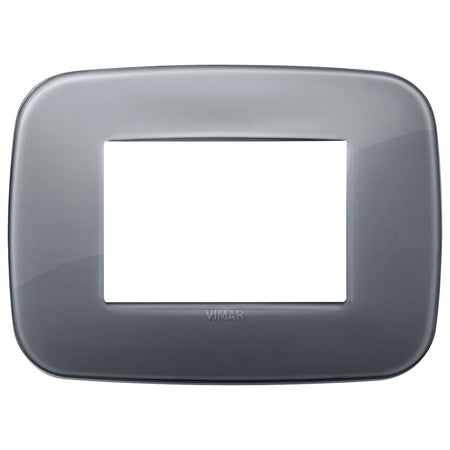 Vimar Arké 19683 Round 3-Module Cover Plate, Technopolymer — Quality Boat Parts
