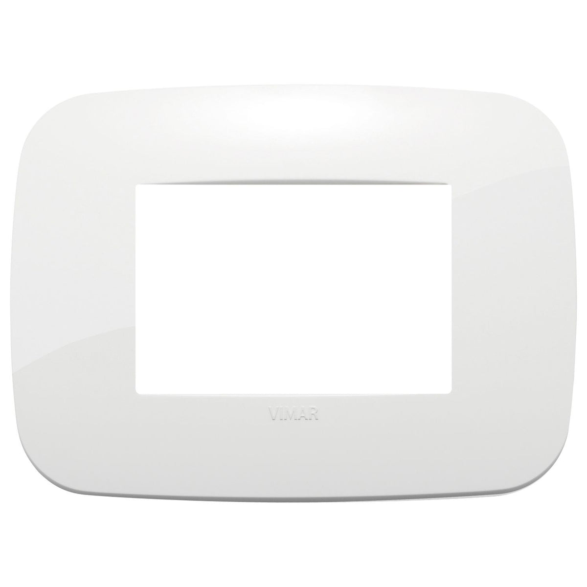 Vimar Arké 19683 Round 3-Module Cover Plate, Technopolymer — Quality Boat Parts