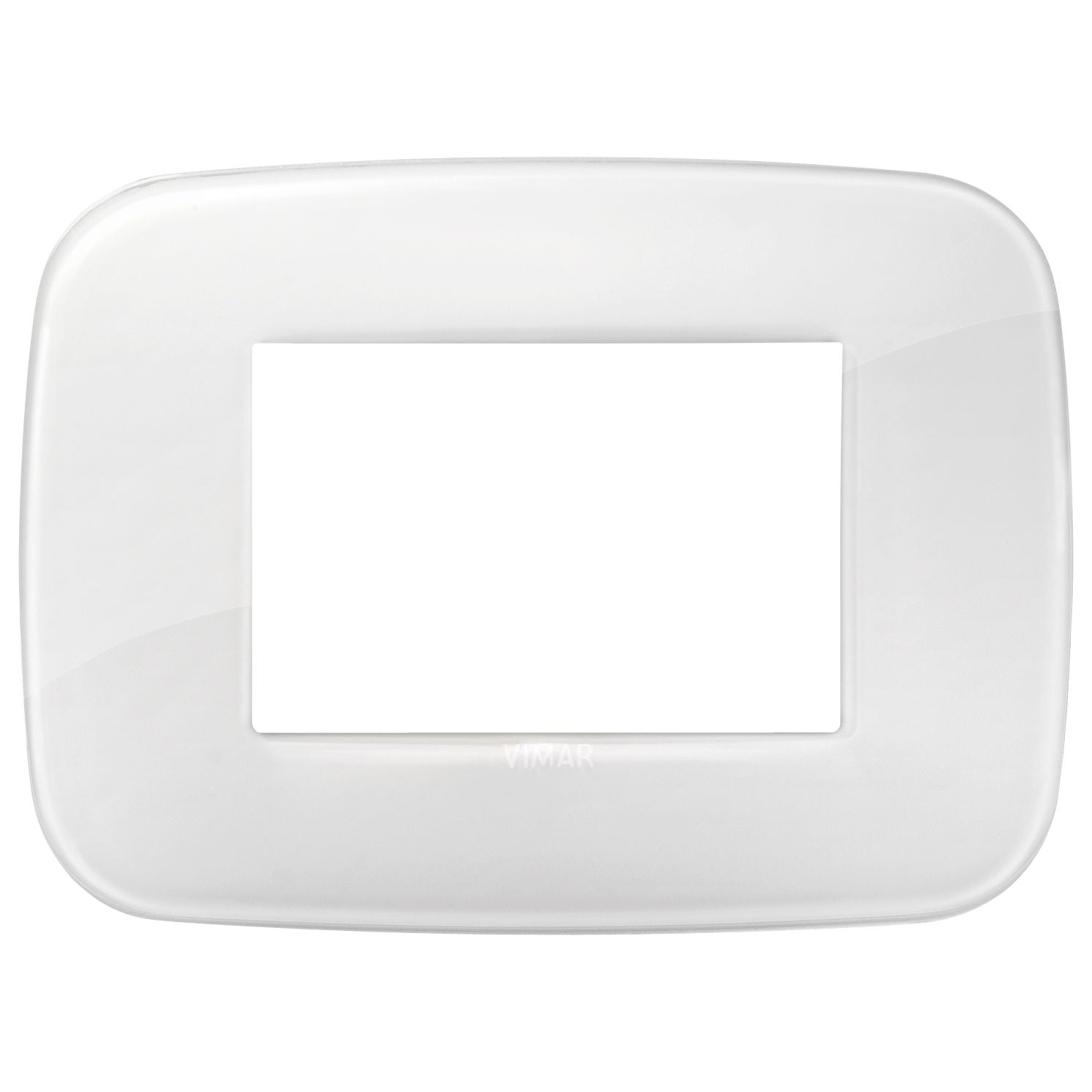 Vimar Arké 19683 Round 3-Module Cover Plate, Technopolymer — Quality Boat Parts