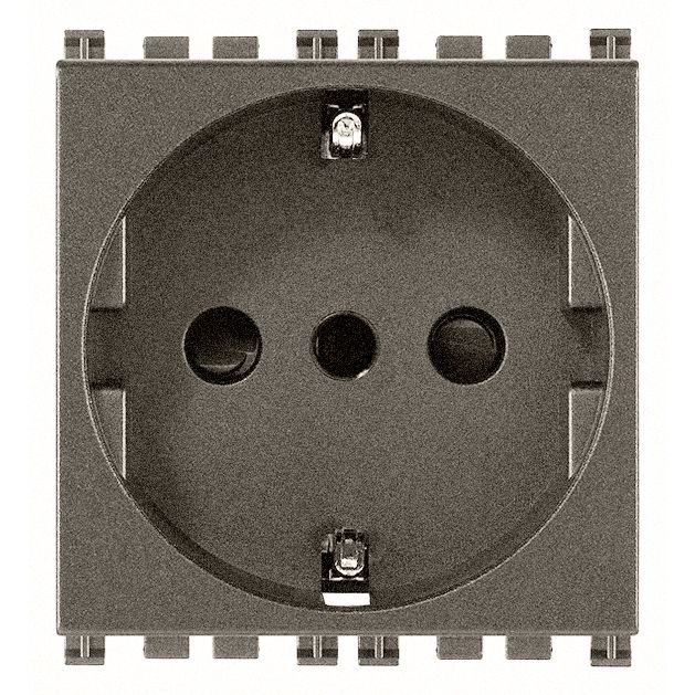Vimar Arké SICURY P30 Socket Outlet, 2P+E, 16A, 250V, 2 Modules — Quality Boat Parts