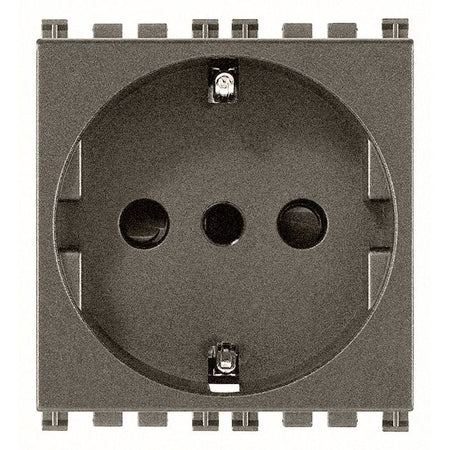 Vimar Arké SICURY P30 Socket Outlet, 2P+E, 16A, 250V, 2 Modules — Quality Boat Parts