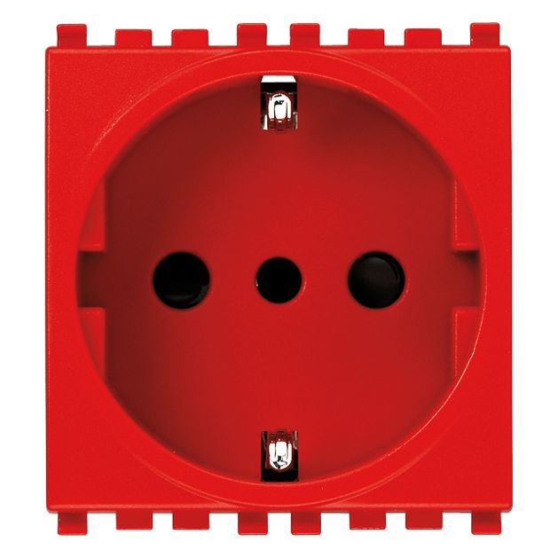 Vimar Arké SICURY P30 Socket Outlet, 2P+E, 16A, 250V, 2 Modules — Quality Boat Parts