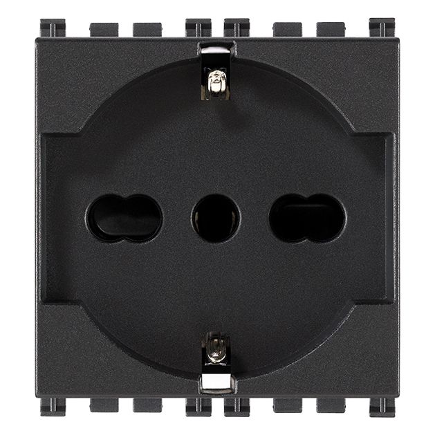 Vimar Arké SICURY Universal Socket Outlet, Italian Standard P40, 2P+E, 16A 250V — Quality Boat Parts