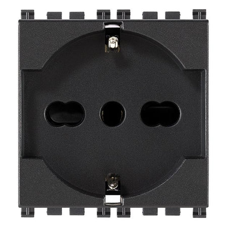 Vimar Arké SICURY Universal Socket Outlet, Italian Standard P40, 2P+E, 16A 250V — Quality Boat Parts
