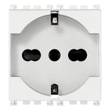 Vimar Arké SICURY Universal Socket Outlet, Italian Standard P40, 2P+E, 16A 250V — Quality Boat Parts