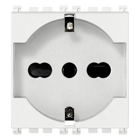 Vimar Arké SICURY Universal Socket Outlet, Italian Standard P40, 2P+E, 16A 250V — Quality Boat Parts
