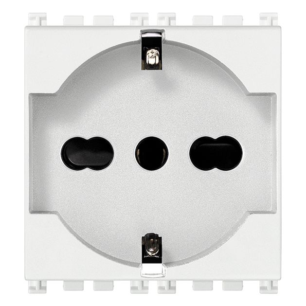 Vimar Arké SICURY Universal Socket Outlet, Italian Standard P40, 2P+E, 16A 250V — Quality Boat Parts