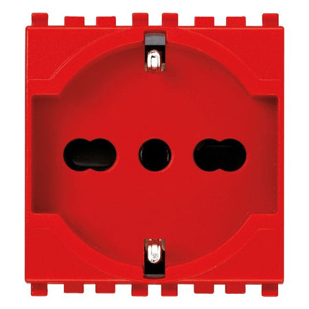 Vimar Arké SICURY Universal Socket Outlet, Italian Standard P40, 2P+E, 16A 250V — Quality Boat Parts