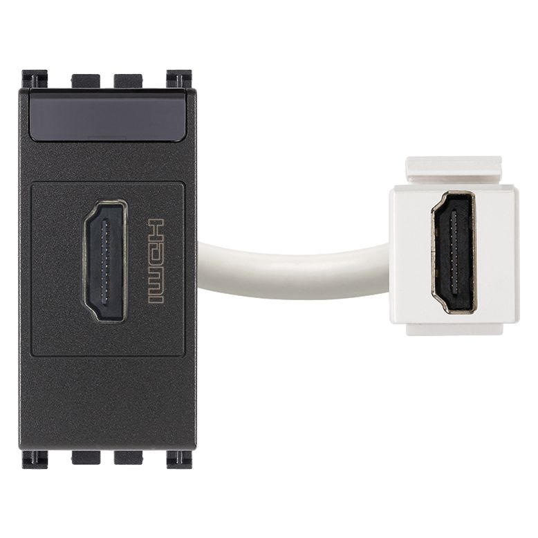Vimar Arké HDMI 2.1b Outlet, IP20, Keystone Fixing, Flush Mount — Quality Boat Parts