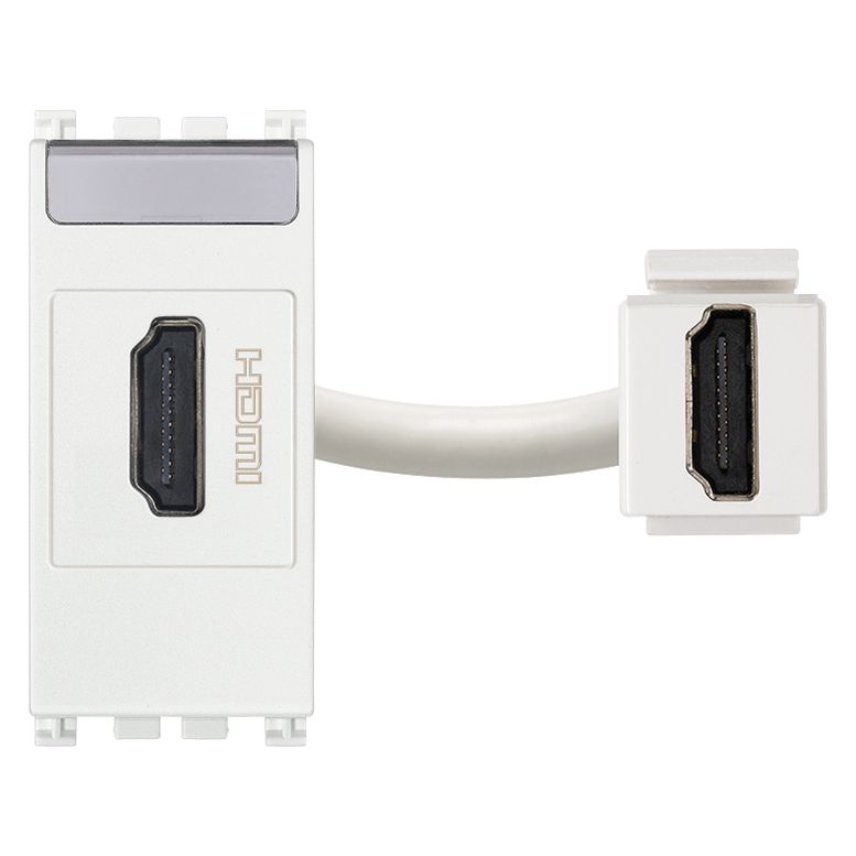 Vimar Arké HDMI 2.1b Outlet, IP20, Keystone Fixing, Flush Mount — Quality Boat Parts