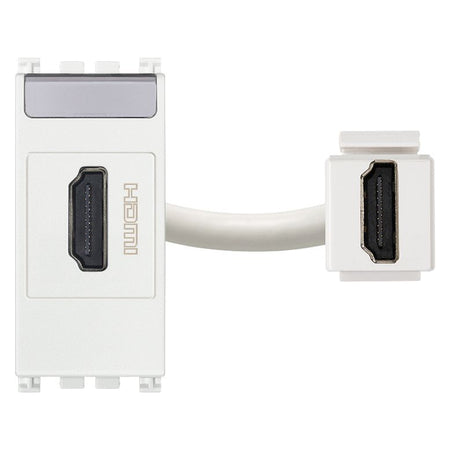 Vimar Arké HDMI 2.1b Outlet, IP20, Keystone Fixing, Flush Mount — Quality Boat Parts