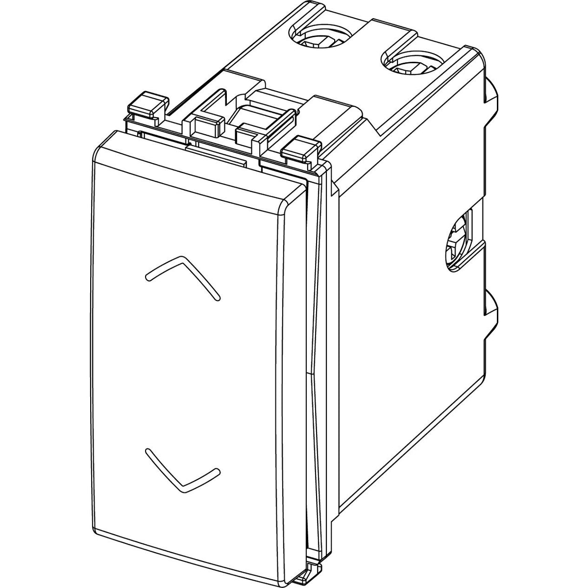 Vimar Arké 2P 2-Way Push Button, 10A, 250V, 6 Terminals — Quality Boat Parts