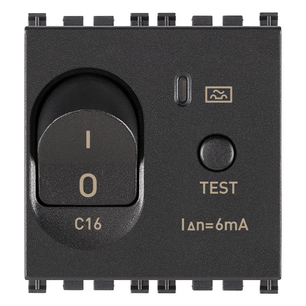 Vimar Arké RCBO, 1P+N, 120-230V, 50/60 Hz, 2 Modules, IP40 — Quality Boat Parts