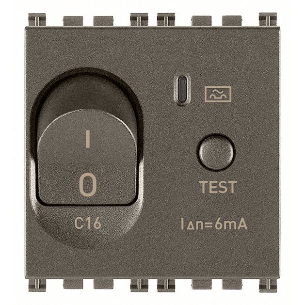 Vimar Arké RCBO, 1P+N, 120-230V, 50/60 Hz, 2 Modules, IP40 — Quality Boat Parts