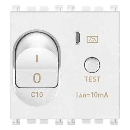 Vimar Arké RCBO, 1P+N, 120-230V, 50/60 Hz, 2 Modules, IP40 — Quality Boat Parts
