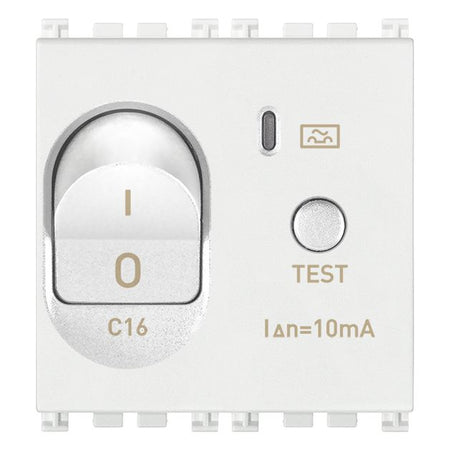 Vimar Arké RCBO, 1P+N, 120-230V, 50/60 Hz, 2 Modules, IP40 — Quality Boat Parts