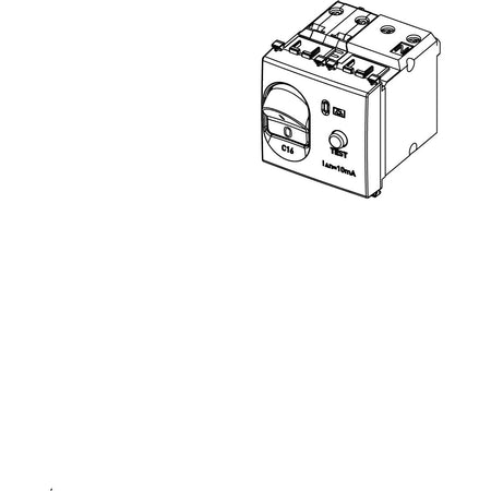 Vimar Arké RCBO, 1P+N, 120-230V, 50/60 Hz, 2 Modules, IP40 — Quality Boat Parts
