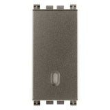 Vimar Arké 2-Way Rocker Switch, 1P, 16AX, 250V, IP40, Lightable, Replaceable Button — Quality Boat Parts