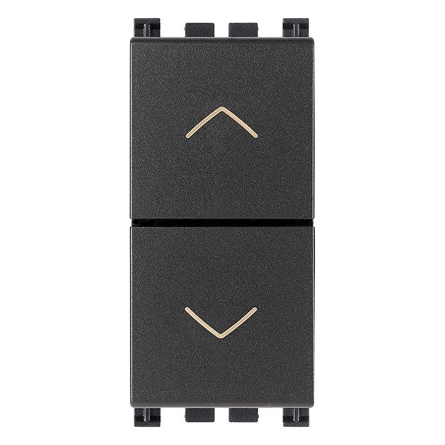 Vimar Arké Two Interlocked Push Buttons, 10A 250V, IP40, Directional Arrows — Quality Boat Parts