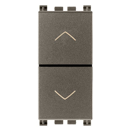 Vimar Arké Two Interlocked Push Buttons, 10A 250V, IP40, Directional Arrows — Quality Boat Parts