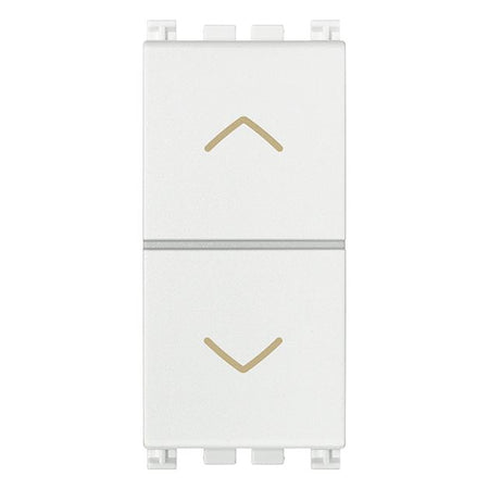 Vimar Arké Two Interlocked Push Buttons, 10A 250V, IP40, Directional Arrows — Quality Boat Parts